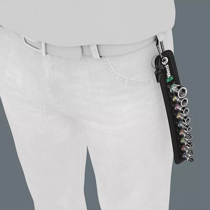 Belt A1 Zyklop Steckschlüsseleinsatz-Satz, 1/4 (schwarz, 10-teilig, mit Haltefunktion)