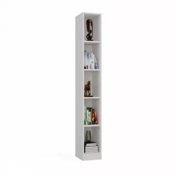 top e shop grāmatplaukts REGAŁ R25 25 cm balts — vienas sekcijas grāmatplaukts