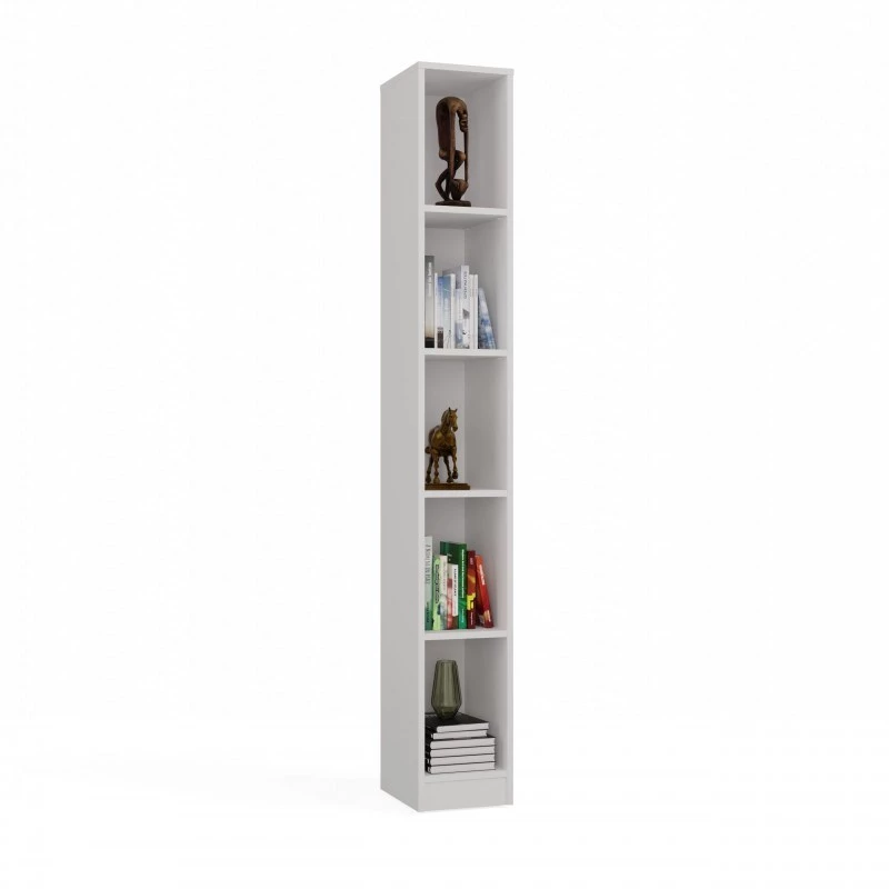 top e shop grāmatplaukts REGAŁ R25 25 cm balts — vienas sekcijas grāmatplaukts