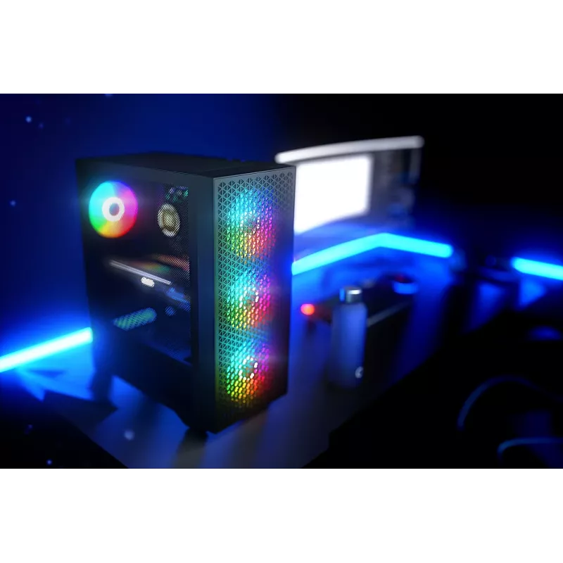 Logic DART PRO ARGB MIDI USB-C datora korpuss melns