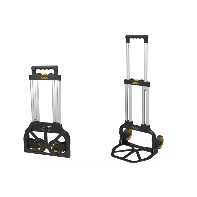 Saliekamais transporta ratiņi STANLEY FXWT-705-SP — rokas ratiņi, alumīnija rāmis, kravnesība 70 kg, salokāmi, 2 riteņi
