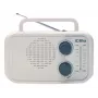 Radio Eltra DANA balts – portatīvs analogs radio, kompakts galda dizains