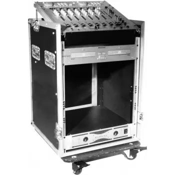 Flight case Roadinger 30110001 saplāksnis melns 29.9 kg