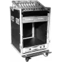 Flight case Roadinger 30110001 saplāksnis melns 29.9 kg