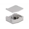 DeLOCK DIN sliedes adapteris RJ45 ligzda uz RJ45 ligzdu Cat.6A pelēks