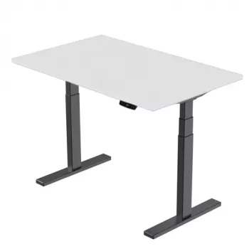 Profesionāls regulējamā augstuma galds, 139cm x 68cm, balts