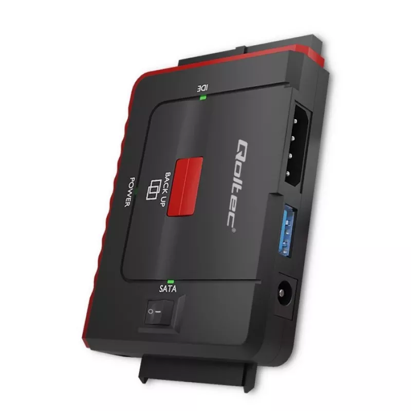 USB 3.0 uz IDE SATA III adapteris QOLTEC 50645