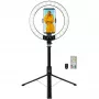 LogiLink viedtālruņa gredzenveida lampa ar selfiju statīvu, DM 20 cm (AA0156)