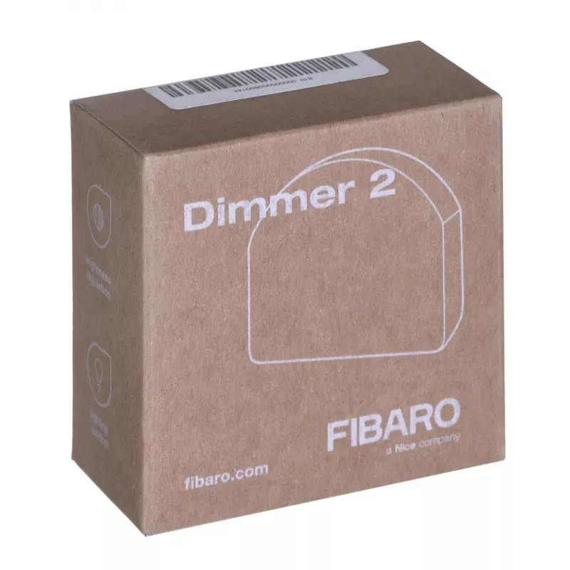 Fibaro Dimmer 2 FGD-212 Z-Wave gaismas regulēšanas modulis, melns
