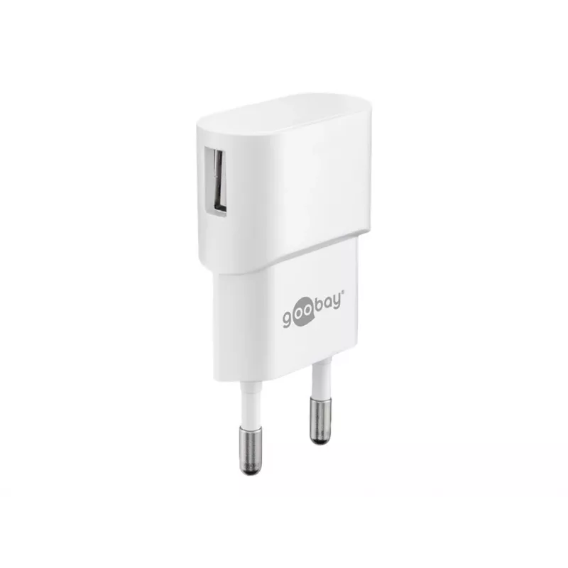 Goobay | USB lādētājs kontaktligzdai | 44948 | USB 2.0 ports A | Barošanas adapteris