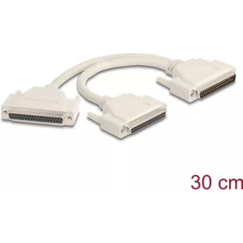 DeLOCK 67161 seriālais kabelis bēšs 0,3 m DB-37
