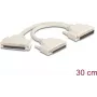 DeLOCK 67161 seriālais kabelis bēšs 0,3 m DB-37
