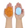 Plastmasas masa Wonder Factory Never Dry Dough, gaiši zila, oranža