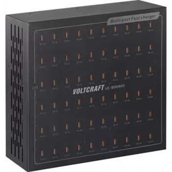 VOLTCRAFT UC-800W01 USB lādētājs 800 W USB-C® USB PD melns iekštelpām USB Power Delivery (USB-PD) (VC-17275170)