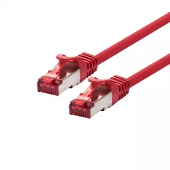 Tīkla komutācijas kabelis LOGON TCR66SS050R Cat6 S/FTP (S‑STP) sarkans, 5 m, RJ-45–RJ-45