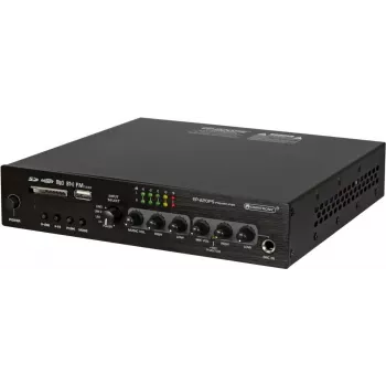 Priekšpastiprinātājs Omnitronic EP-220PS ar MP3 atskaņotāju, Bluetooth un FM radio