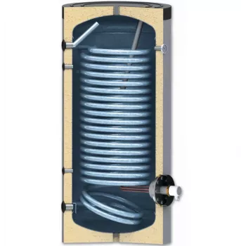 Sunsystem | SWPN200 | Emaljēts ūdens sildītājs 200L ar siltummaini 1,9 m