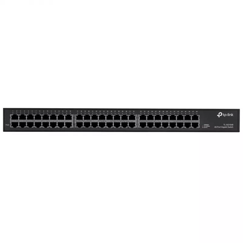 TP-Link TL-SG1048 Nepārvaldāms Gigabitu Ethernet (10/100/1000) 1U Melns