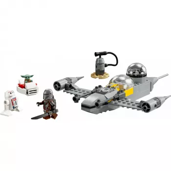 LEGO Star Wars komplekts 75410 N-1 Starfighter modelis ar 92 gab., minifigūrām Mando un Grogu
