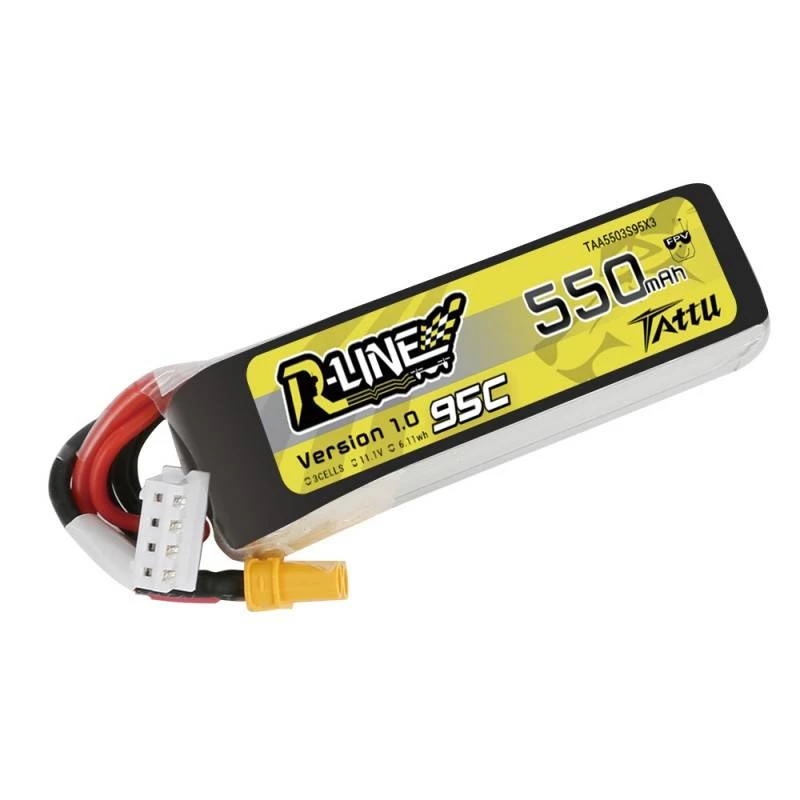 Akumulators Tattu R-Line 550mAh 11.1V 95C 3S1P XT30