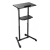 Stāvošs galds Gembird TVS-DESK-01-BK melns 20 kg 1110-1345 mm