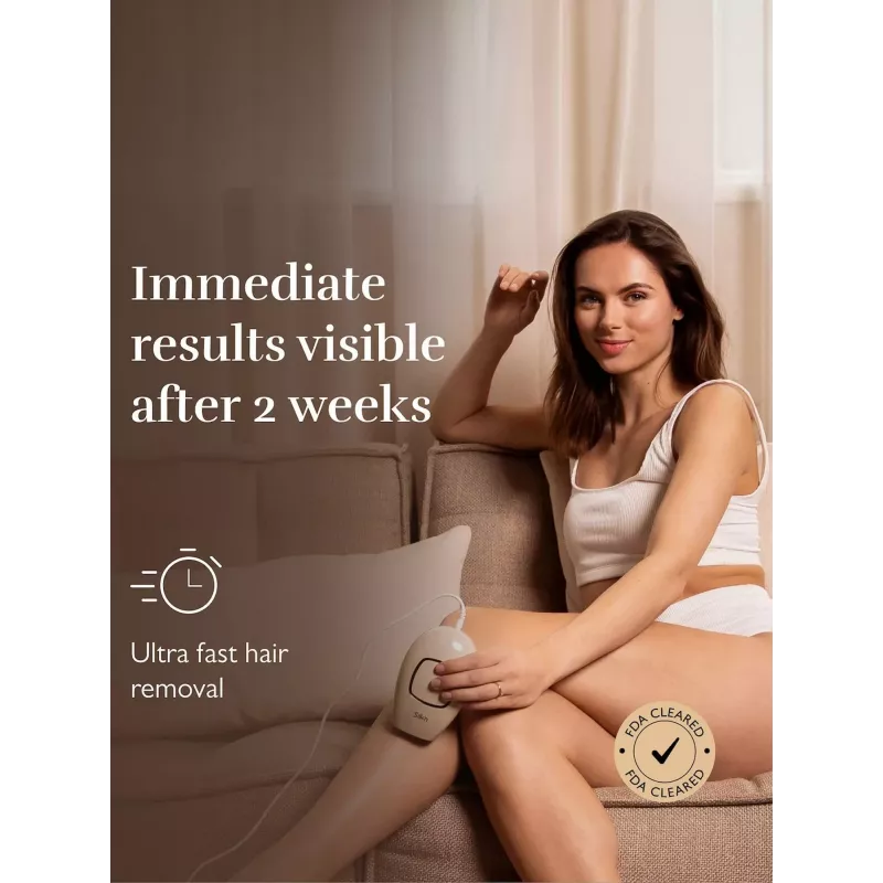 Epilators Silk'n IPL Infinity Fast Epilators 600k zibšņi, ādas toņa sensors, bēšs