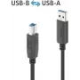 PureLink IS2301-020 augstas kvalitātes USB 3.2 USB-A USB-B kabelis - kabelis - digitālais/datu (IS2301-020)