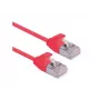 ROLINE DataCenter - Savienojuma kabelis - RJ-45 (vīr.) uz RJ-45 (vīr.) - 5 m - U/FTP - CAT 6a - Halogen-Free, Moulded, Snagless, Stranded - Sarkans, Pantone 199C (21.15.3317)
