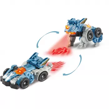 Switch & Go Dinos - Fire-Mini-Triceratops, rotaļu figūriņa