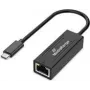 USB Type-C uz RJ45 Ethernet adapteris MediaRange MRCS237, Gigabit 10/100/1000 Mbps, 20 cm, Melns