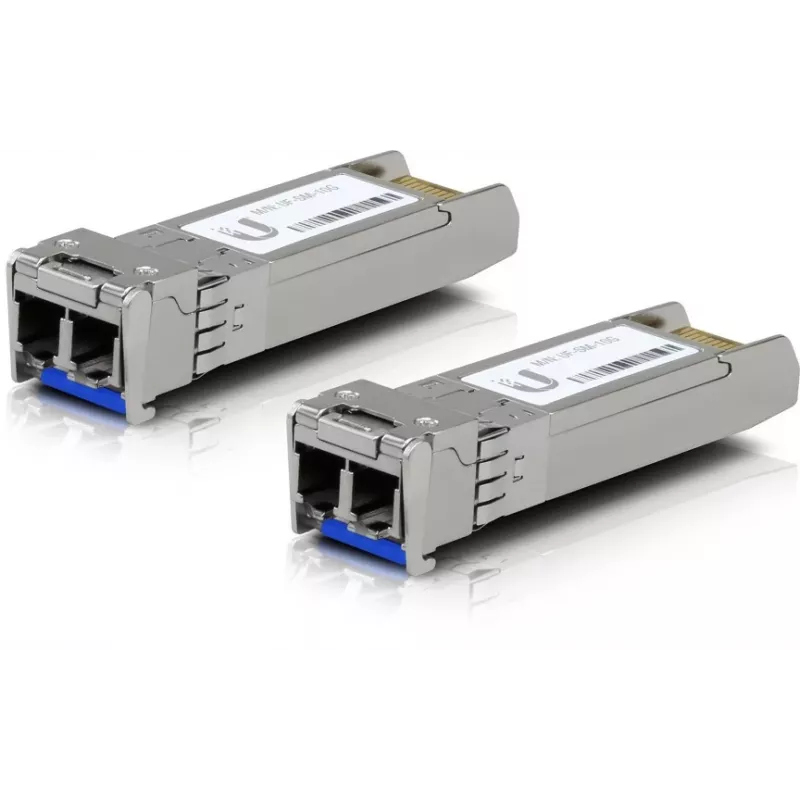 SFP+ šķiedras raiduztvērējs Ubiquiti UACC-OM-SM-10G-D-2 10 Gbps 1310 nm LC vienmodīgs 10 km (2 gab.)