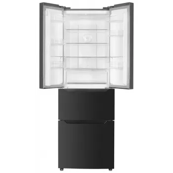Ledusskapis‑saldētava French Door MPM MPM‑351‑SBF‑07, nerūsējošais tērauds, energoefektivitātes klase E