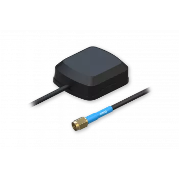 Tīkla antena Teltonika PR1KSG30, cirkulārā polarizācija, 2 dBi, 1.57542–1.602 GHz, vīrišķais SMA, 50 Ω, melna