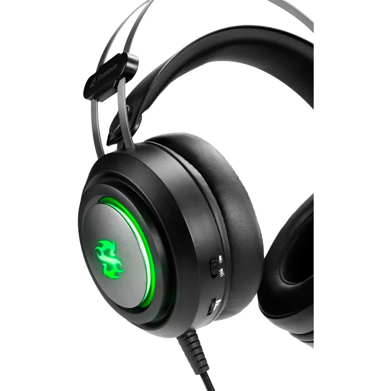 Sharkoon Skiller SGH30 Headset Vadu galvas saite Spēļu Melns