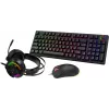 Spēļu komplekts Yenkee YGS 03 ECLIPSE 3-in-1 (klaviatūra, pele, austiņas)