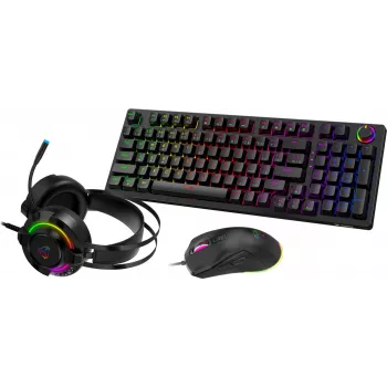 Spēļu komplekts Yenkee YGS 03 ECLIPSE 3-in-1 (klaviatūra, pele, austiņas)