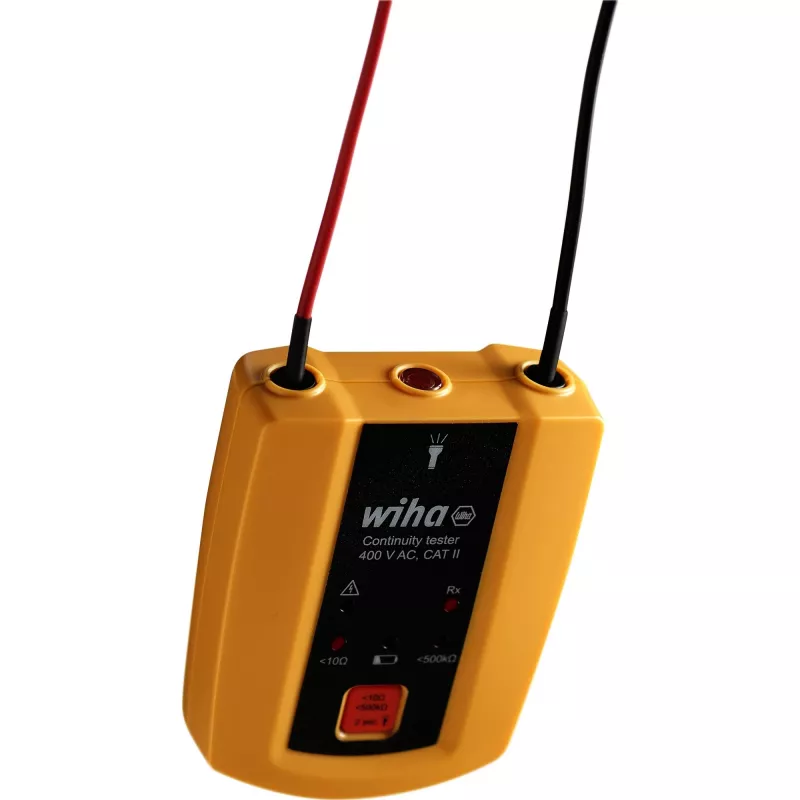 Durchgangsprüfer 45222, līdz 400 V AC, CAT II, mērinstruments dzeltens/melns