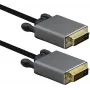 DVI kabelis helos Anschlusskabel DVI spraudnis–spraudnis PREMIUM 4K 5,0 m melns