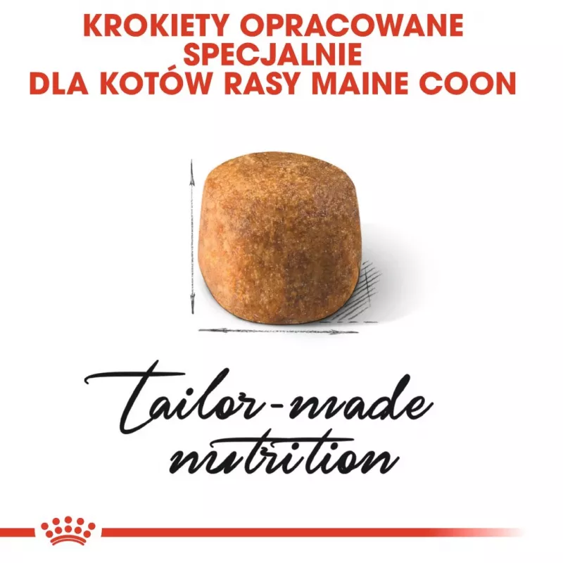 Sausā kaķu barība Royal Canin Maine Coon Adult 10 kg — mājputnu gaļa (vista), 31% olbaltumvielu, 20% tauku