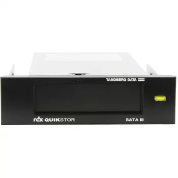 Iekšējais RDX diskdzinis Overland-Tandberg O-T RDX iekšējais diskdzinis melns S-ATA III 5,25 collu priekšējais panelis 260 MB/s 146×170,7 mm