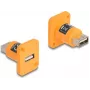 DeLOCK D-Type modulis USB 2.0 Type-A ligzda uz sievišķo oranžs