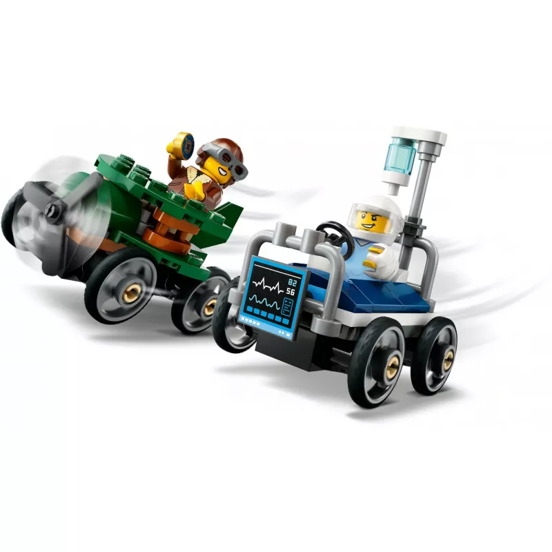 LEGO CITY 60459 Lidmašīna pret slimnīcas gultu