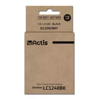 Actis KB-1240Bk tinte (aizstāj Brother LC1240BK/LC1220BK; standarta; 19 ml; 600 lappuses, melna)
