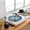 Audio-Technica automātiskais siksnas piedziņas atskaņotājs AT-LP3XBTWH Siksnas piedziņa, balts