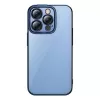 Aizsargapvalks Baseus iPhone 14 Pro — caurspīdīgs, spīdīgi zils
