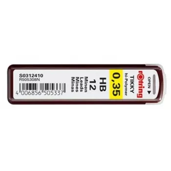 Lead Refill Rotring Polymer Leads HB 0,35 mm S0312410