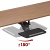 Maclean zemgalda tastatūras turētājs, regulējams, maks. 5 kg, melns, MC-156 B