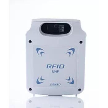 RFID lasītājs Denso SP1-QUBi ar Bluetooth un USB, iebūvēts 2900 mAh Li‑Ion akumulators, balts