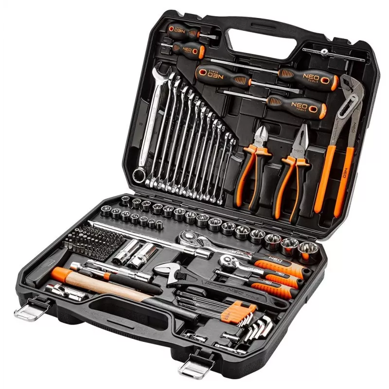 Instrumentu komplekts NEO tools 08-945 1/4 1/2 collas daudzpusīgs izturīgs
