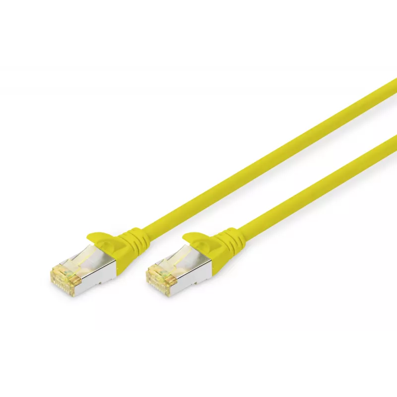 Patch Cord Digitus CAT 6A S/FTP DK-1644-A-0025/Y 0.25m dzeltena